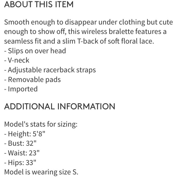 TRUE & Co True Body Wireless Racerback Bralette - Picture 5 of 16